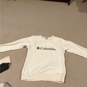 Columbia Off-White Crewneck Sweatshirt